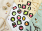 Preview: Label Früchte Set - ITH-Stickdatei